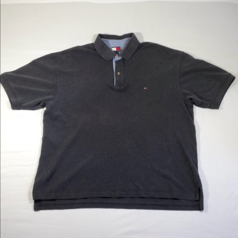 Vintage Tommy Hilfiger Short Sleeve Polo Box Flag